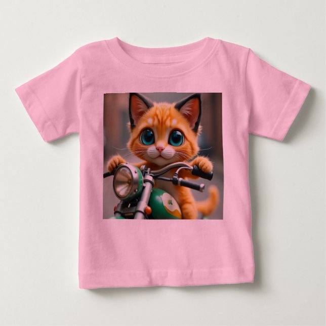 Camiseta Gato engraçado (Frente)