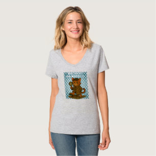 Camiseta gato engraçado