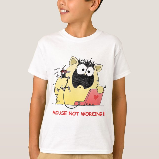 Camiseta Gato engraçado (Frente)