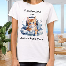Gato Engraçado Aquarela Humor Personalizado