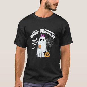 Camiseta Gato Engraçado Booo-rrraacha Borracha Festa Hallow