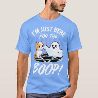 Camiseta Gato Engraçado Boop Homens Fantasmas Crianças do D