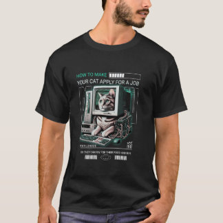 CAMISETA GATO ENGRAÇADO CITAÇÕES DE GATO ANIMAL DE ESTIMAÇÃ