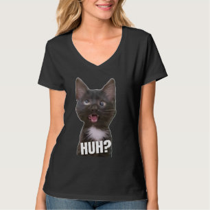 Camiseta Gato Engraçado Com Olhos Cruzados Memória Engraçad