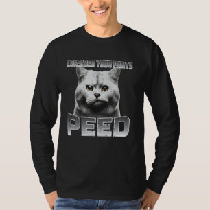 Camiseta Gato Engraçado Considere Seus Homens De Bobo De Ca