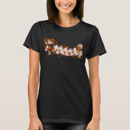 Camiseta Gato engraçado de Halloween liderando o desfile de