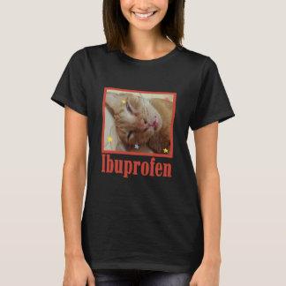 Camiseta Gato engraçado de Ibuprofeno Presente de meme de g