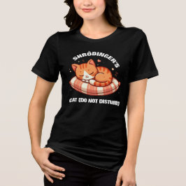 Camiseta Gato engraçado de Shrodinger (não perturbe)