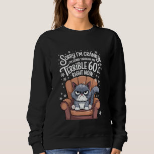 Camiseta Gato Engraçado, desculpe, eu sou o Cranky 60