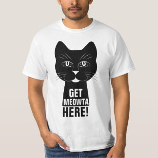 Camiseta Gato engraçado do Meowta Here