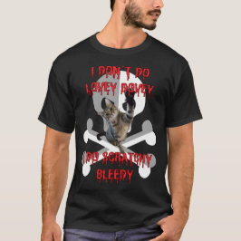 Camiseta Gato Engraçado "Eu não faço amor" de homens/unísex