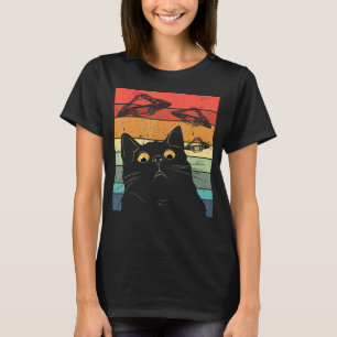 Camiseta Gato Engraçado, Gato Alien Espaçonave Gal