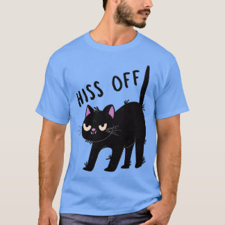 Camiseta Gato engraçado Hiss Off Men Women