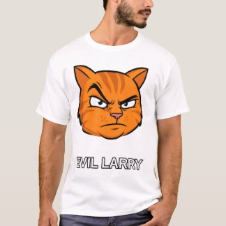 Camiseta Gato Engraçado Larry Malvado