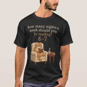 Camiseta Gato Engraçado Lendo 6-7 Meme Professor de Inglês