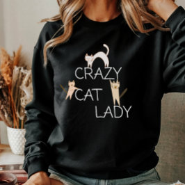 Camiseta Gato Engraçado Mãe Gato Louco Mulher-Gato Louca