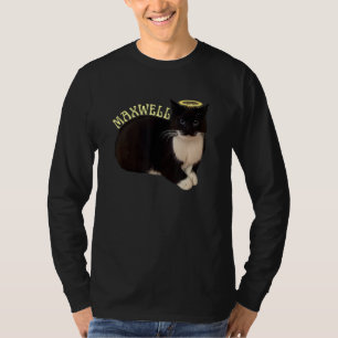 Camiseta Gato Engraçado Maxwell O Tuxedo Cat Meme 1