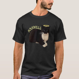 Camiseta Gato Engraçado Maxwell O Tuxedo Cat Meme 1