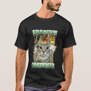 Camiseta Gato Engraçado Memes Danka Urânio Consumidor Gato