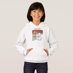 Camiseta Gato Engraçado, Música e Amigos Crianças Unisex