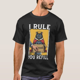 Camiseta Gato Engraçado Na Caixa Eu Mando Você Recarregar A