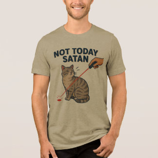 Camiseta Gato engraçado não será tentado