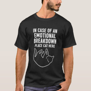 Camiseta Gato Engraçado para Pai Mãe de Gato Humor Meme Sar