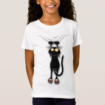Gato engraçado Personagem arranhando Tecido