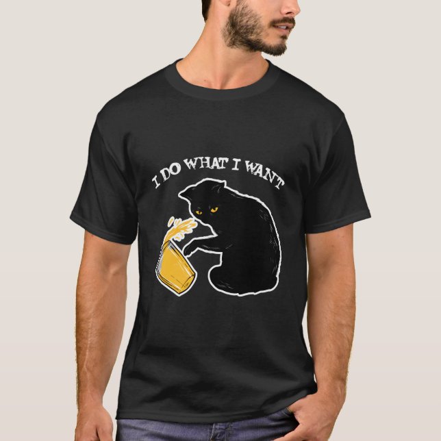 Camiseta Gato Engraçado, Presente Engraçado Dizendo Proprie (Frente)