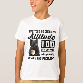Camiseta Gato Engraçado Que Me Disseram Para Verificar Minh
