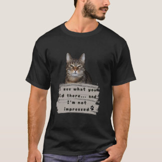 Camiseta Gato Engraçado Sarcasmo Humor Adulto