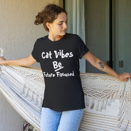 Camiseta Gato Engraçado Simples Citação Personalizada do Pr