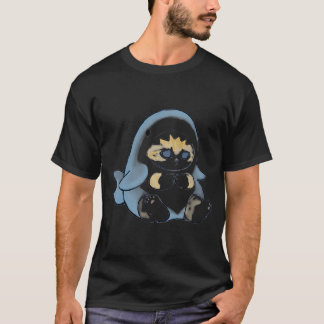 Camiseta Gato Engraçado Tubarões Engraçados Respeite os Mor