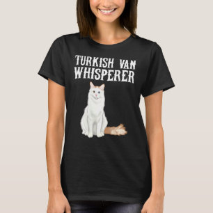 Camiseta Gato Engraçado Turco Van Wisperer