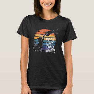 Camiseta Gato Engraçado Vintage Retro Papai Soco Punho Melh