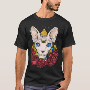 Camiseta Gato Esfinge Egípcio