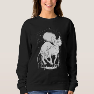 Camiseta Gato Esfinge Tatuagens Núcleo De Estética Gótica N