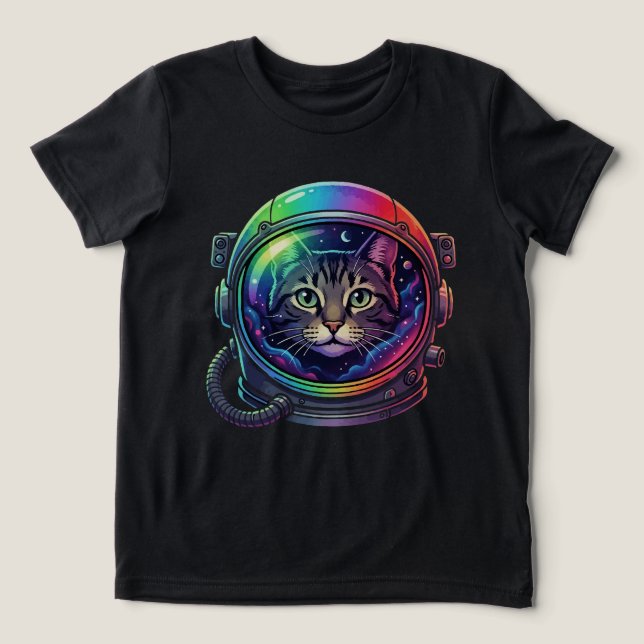 Camiseta Gato espacial (Design frontal)