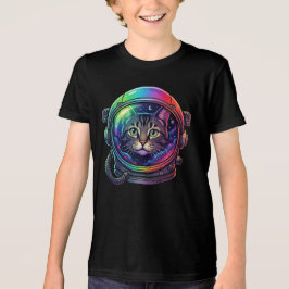 Camiseta Gato espacial