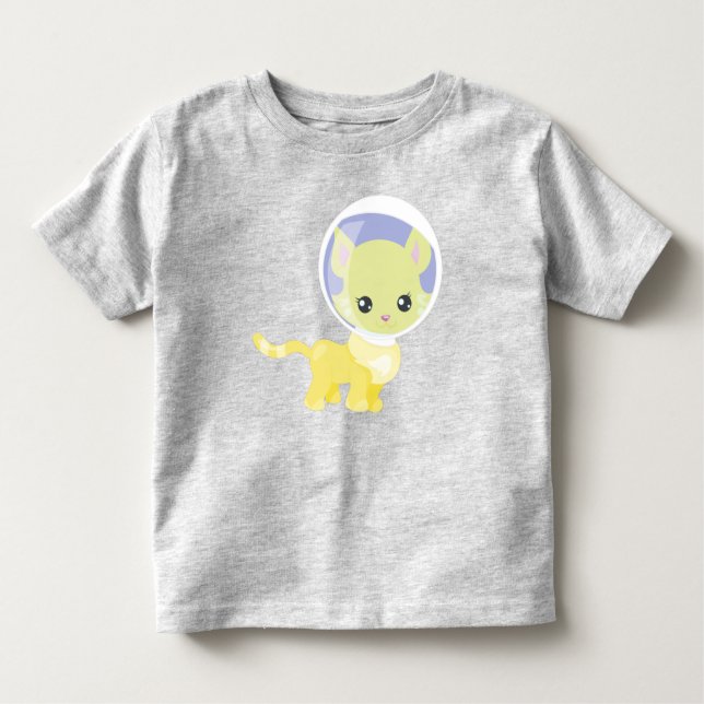 Camiseta Gato Espacial, Cosmonauta, Astronauta, Espaço, Gat (Frente)