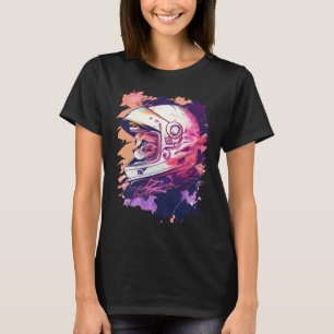 Camiseta Gato Espacial Vaporwave Estético Anos 80 90 Astron
