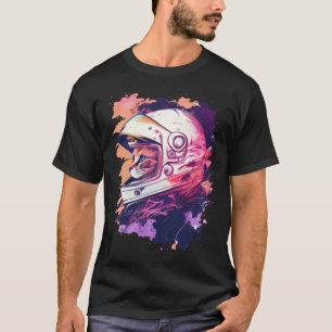 Camiseta Gato Espacial Vaporwave Estético Anos 80 90 Astron