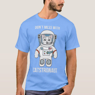 Camiseta Gato - Espaço Astronauta T Tee CATSTRONAUT