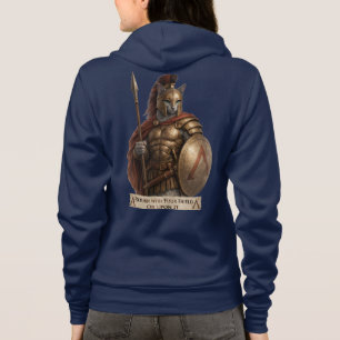 Camiseta Gato Espartano Azul Russo