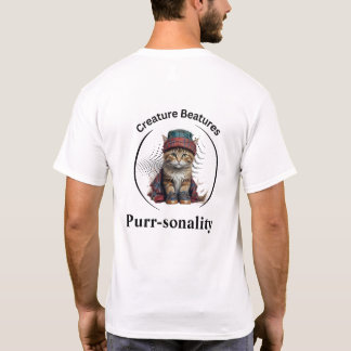 Camiseta Gato esquisito no Escócia Tartan | Engraçado Sarca
