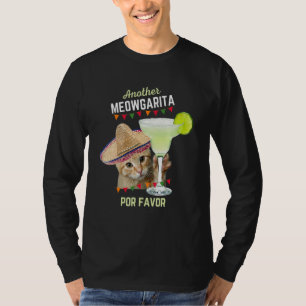 Camiseta Gato Estético Cinco De Mayo Meowgarita