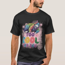 Camiseta Gato estético "Muito Legal Para Isso" divertido e 