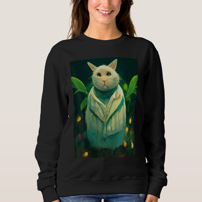 Camiseta Gato Estilo Retro Gatinhos     (Frente)