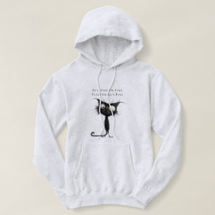 Camiseta Gato Estressado, Estou Bem Estou Bem Tudo Bem