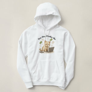 Camiseta Gato Estressado Minimalista Bege Divertido Dia de